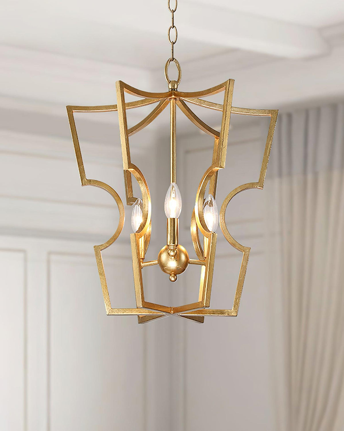 Art Deco Crest Pendant Light