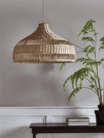 Artisanal Rattan Dome Pendant Lamp