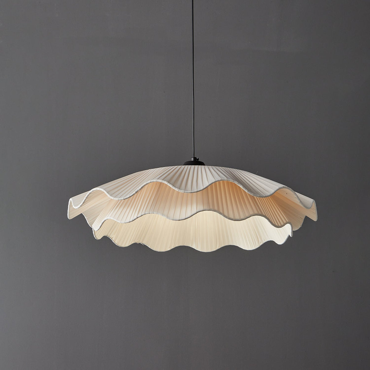 Arwen Fabric Wave Pendant Lamp