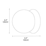 Asteroid Outdoor Wall Light 6.3"