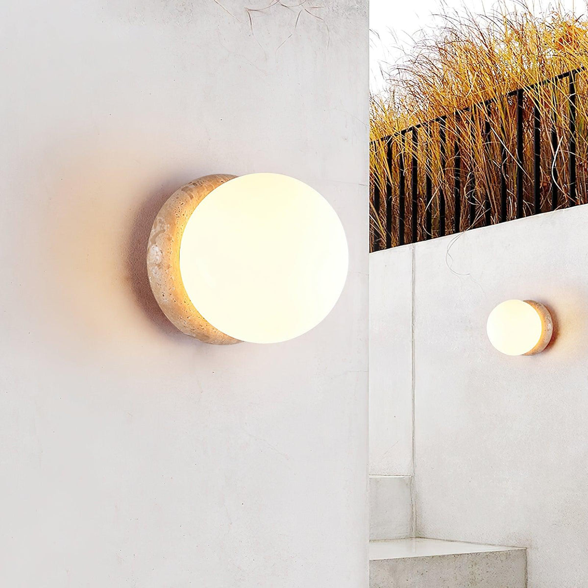 Asteroid Outdoor Wall Light 6.3"