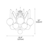 Astral Sway Chandelier 61.8"