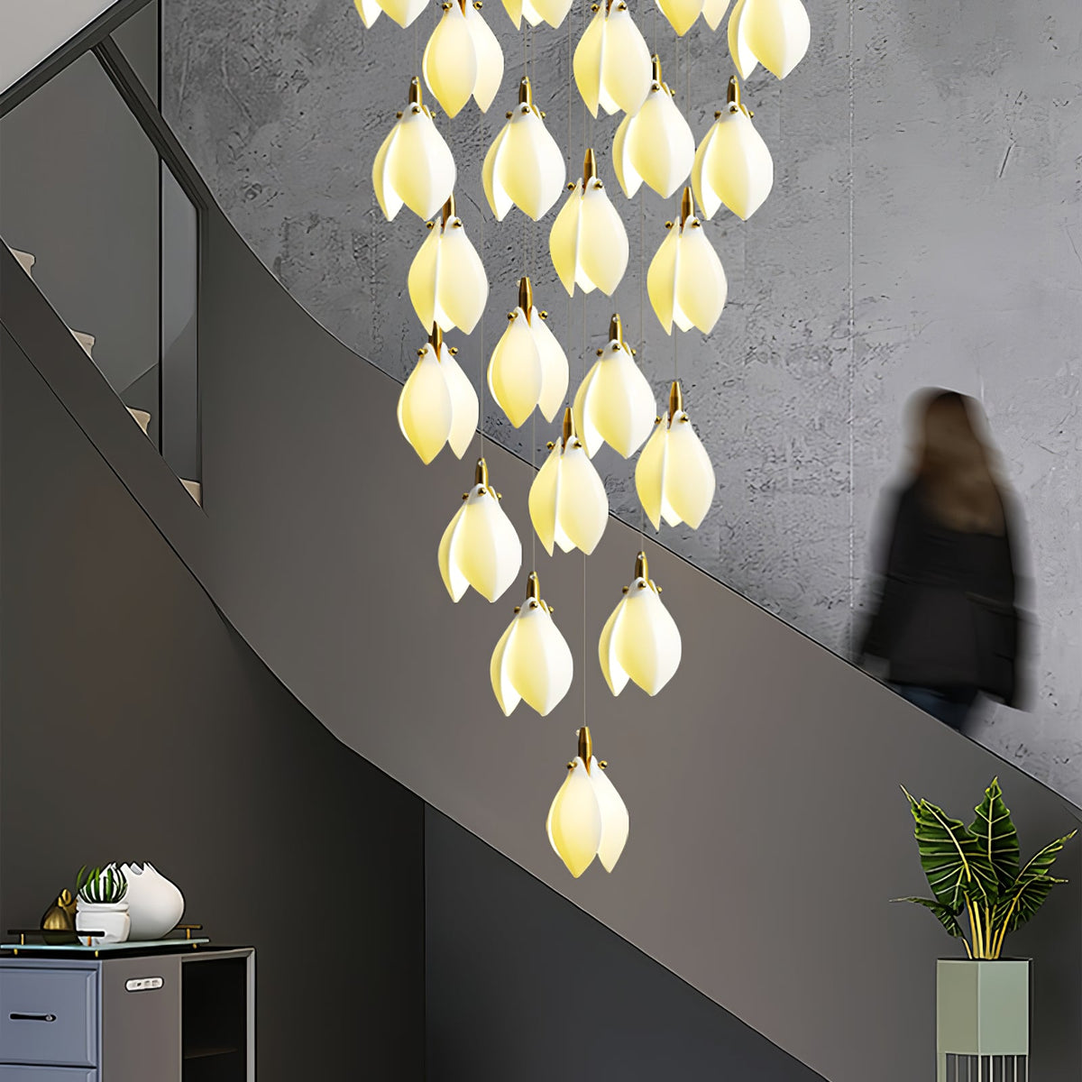 Astralis Bloom Stairs Chandelier