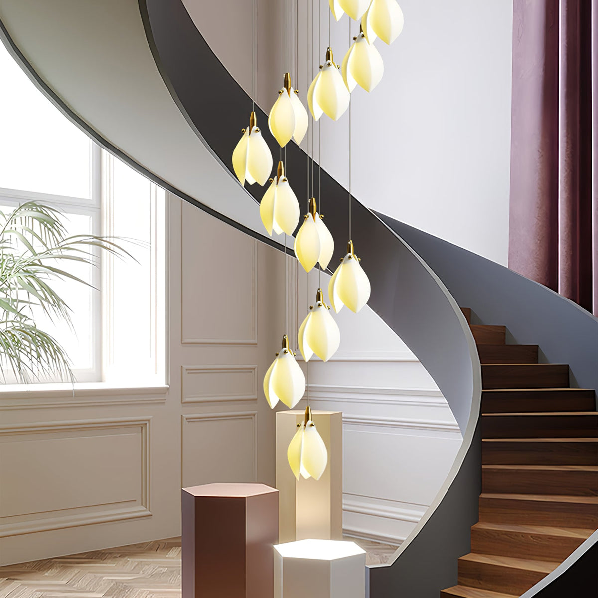 Astralis Bloom Stairs Chandelier