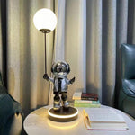 Astronaut and Planet Lamp