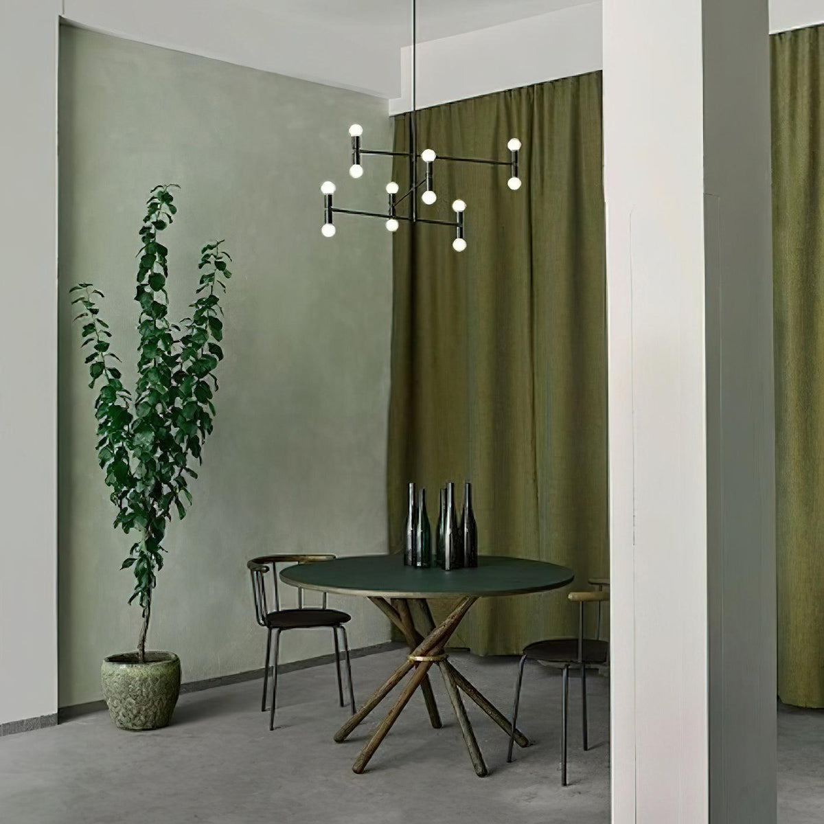 Atomium Chandelier 33.5"