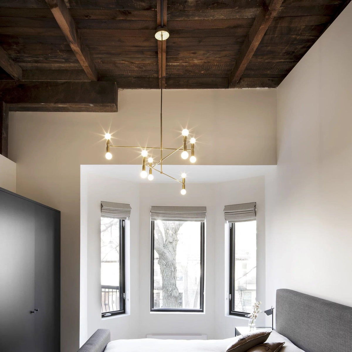 Atomium Chandelier 33.5"