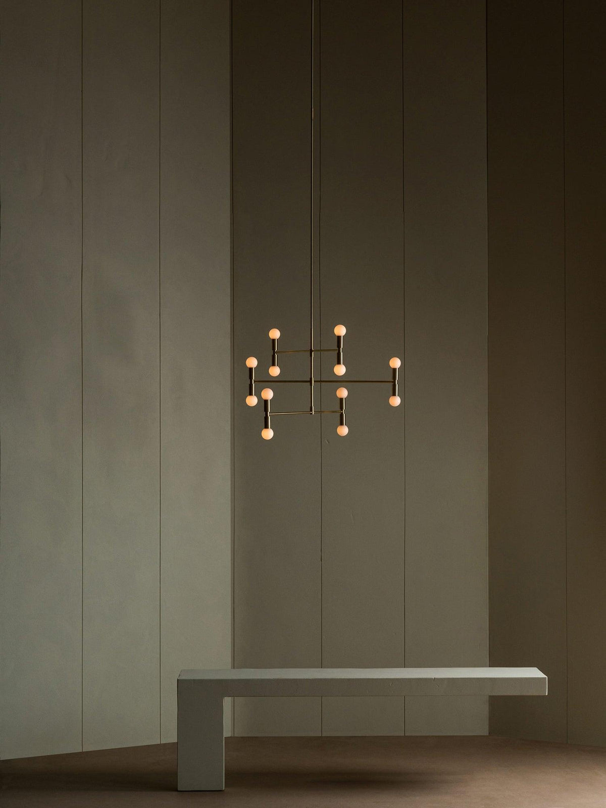 Atomium Chandelier 33.5"