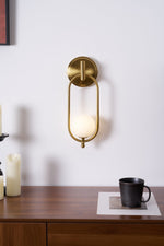 Aurea Brass Wall Light