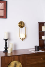 Aurea Brass Wall Light