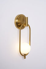 Aurea Brass Wall Light