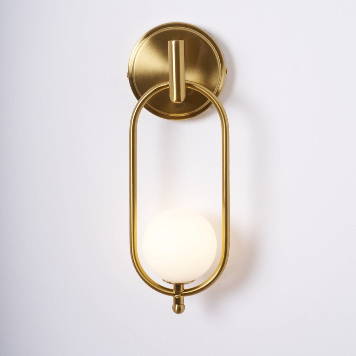 Aurea Brass Wall Light