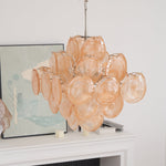Aurelia Apricot Murano Glass Chandelier
