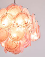 Aurelia Pink Murano Glass Chandelier