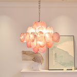 Aurelia Pink Murano Glass Chandelier