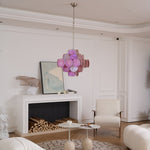Aurelia Pink Murano Glass Chandelier