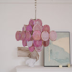 Aurelia Pink Murano Glass Chandelier