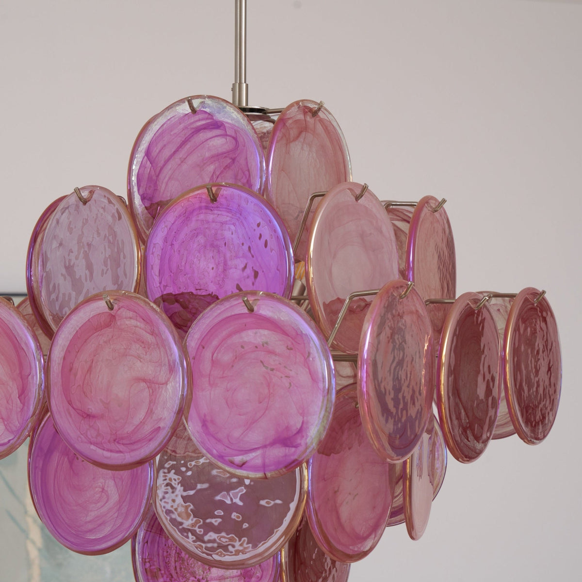Aurelia Pink Murano Glass Chandelier