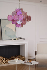 Aurelia Pink Murano Glass Chandelier