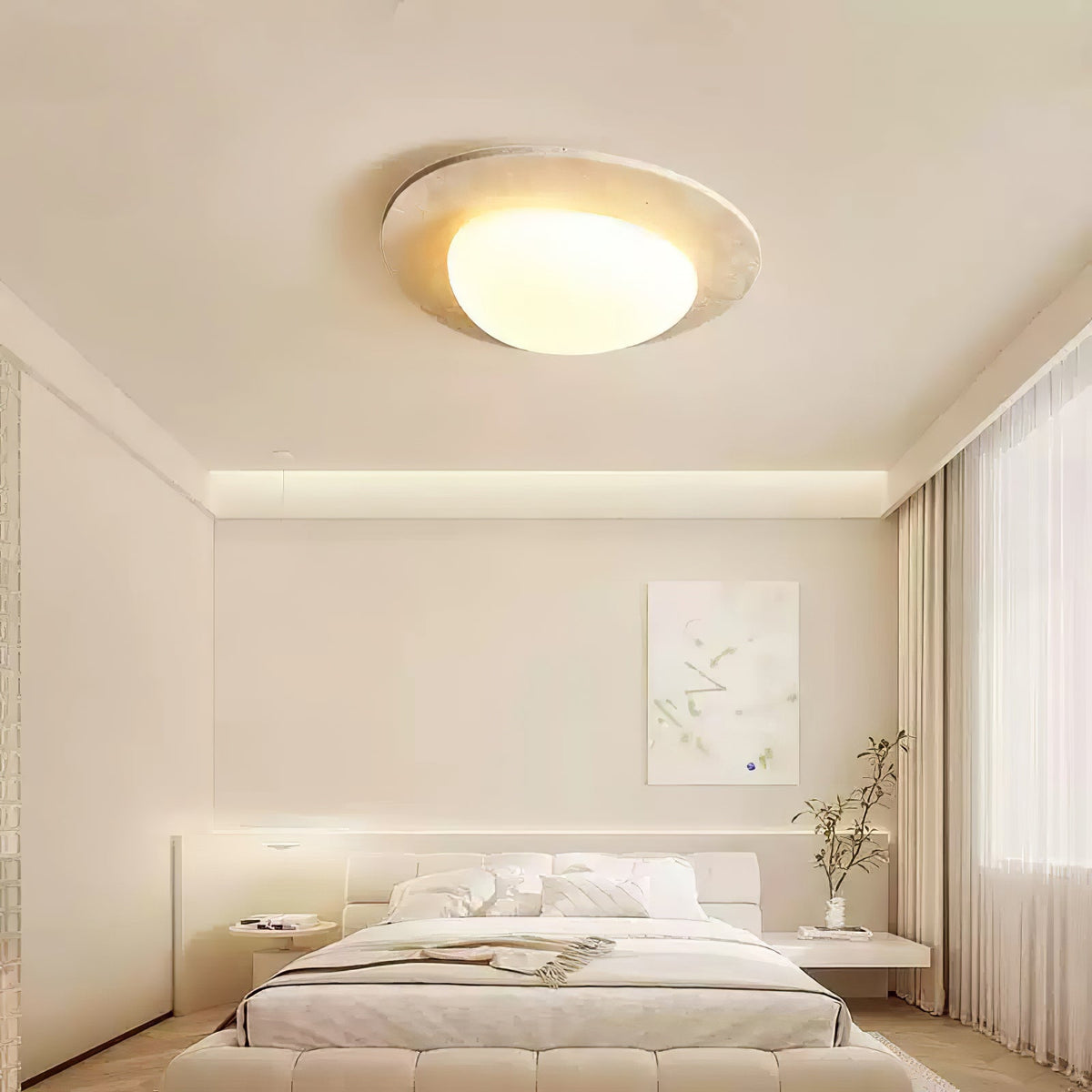 Aurora Stone Ceiling Light