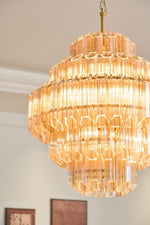 Aurum Cascade Murano Chandelier