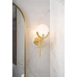 Ava Brass Wall Lamp