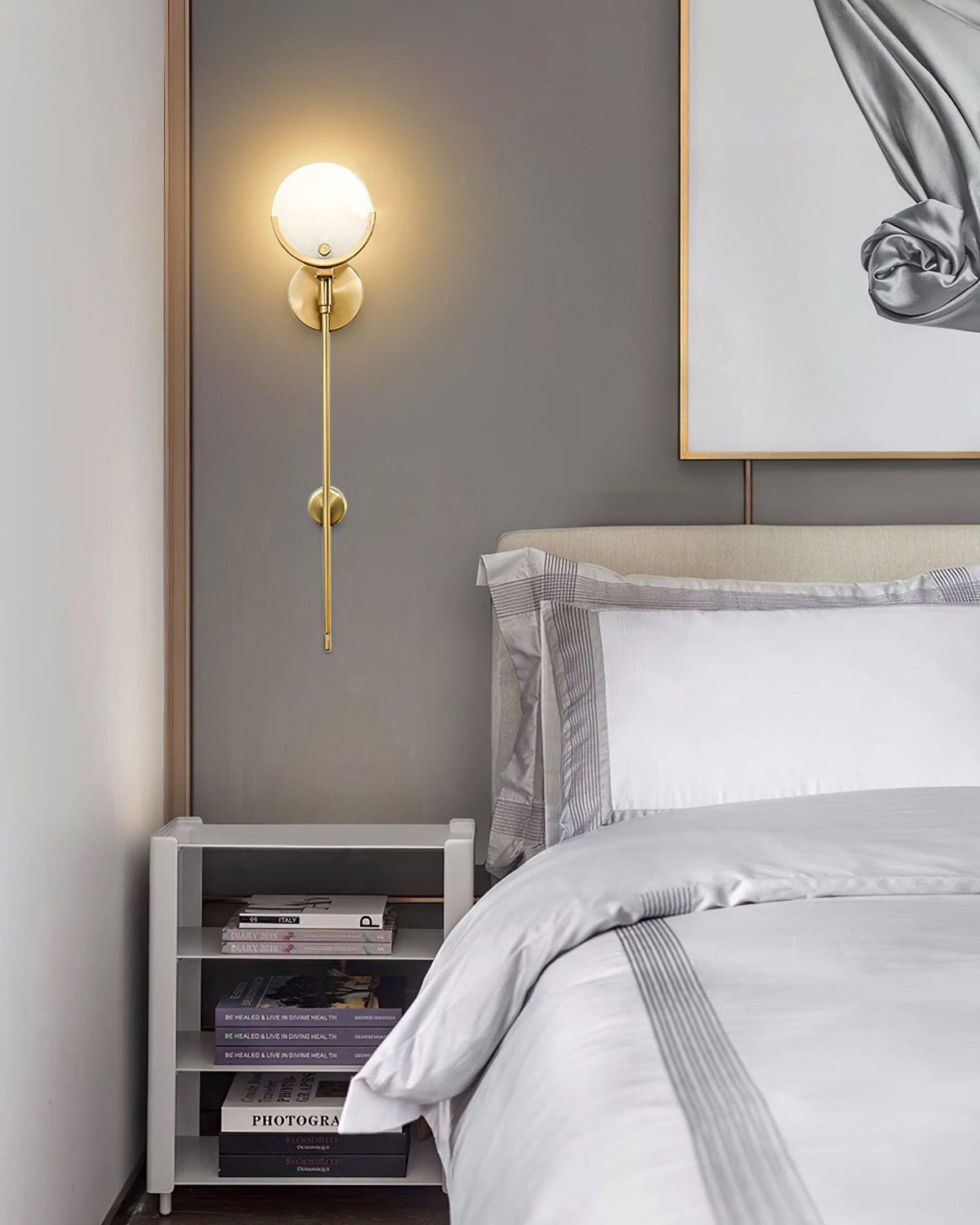 Ava Brass Wall Lamp