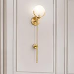 Ava Brass Wall Lamp