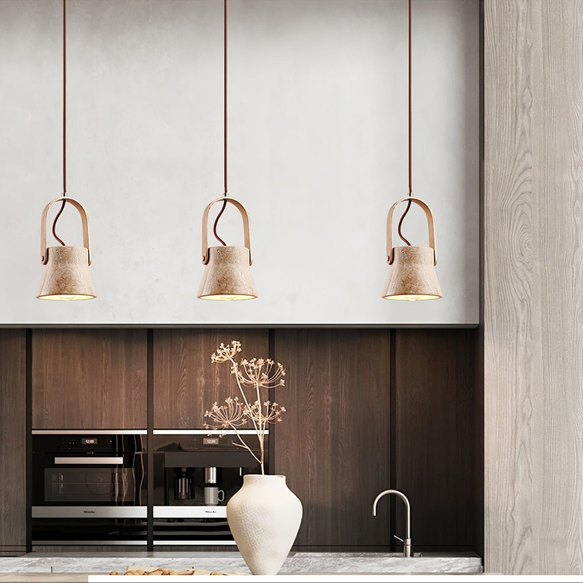 Aveline Travertine Pendant Light