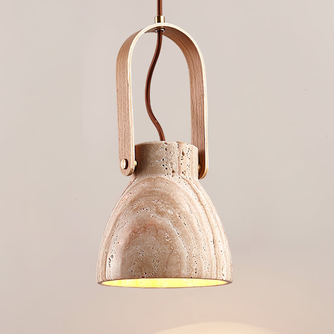 Aveline Travertine Pendant Light