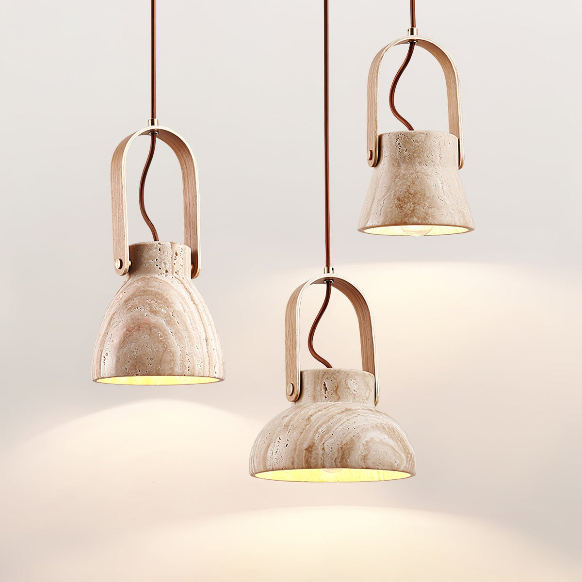 Aveline Travertine Pendant Light
