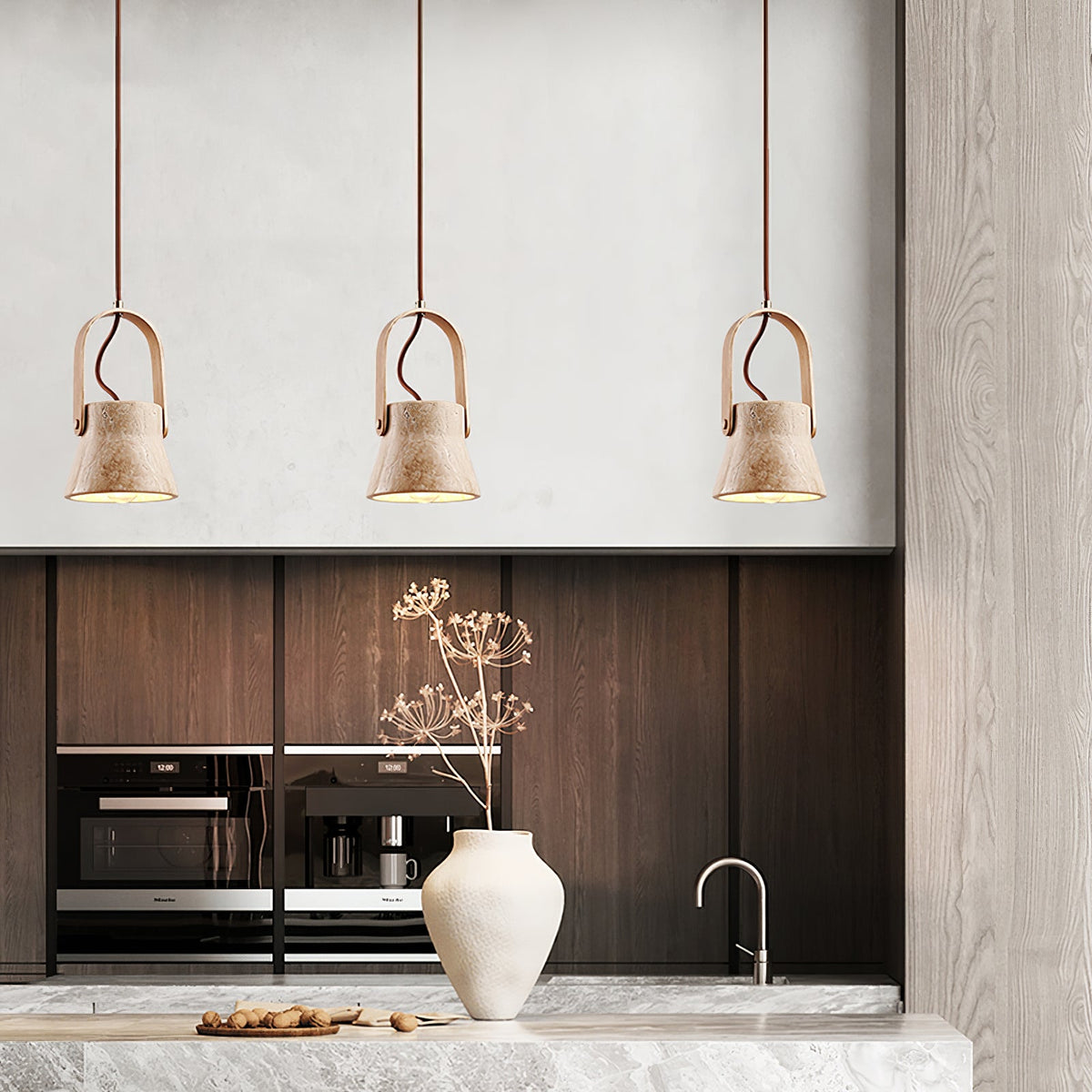 Aveline Travertine Pendant Light