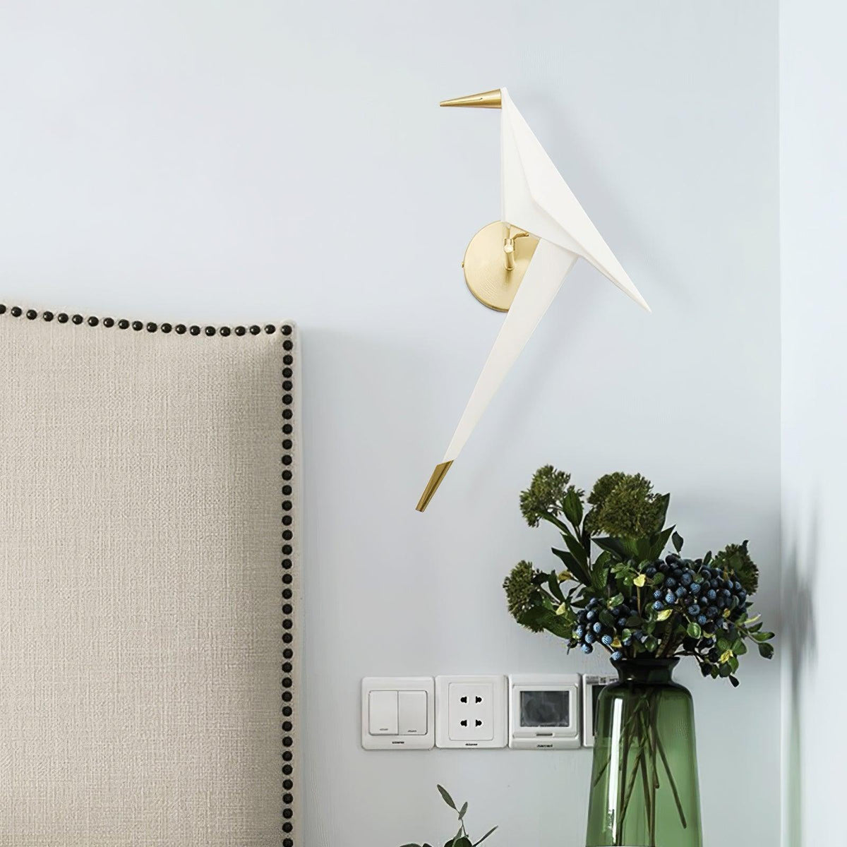 Paper Crane Wall Lamp
