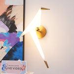 Paper Crane Wall Lamp