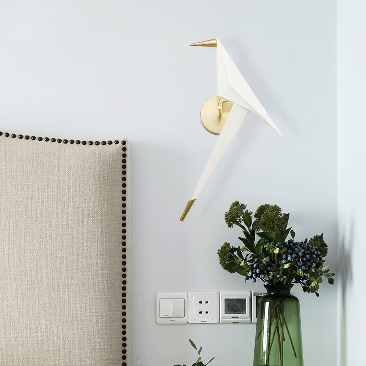 Paper Crane Wall Lamp
