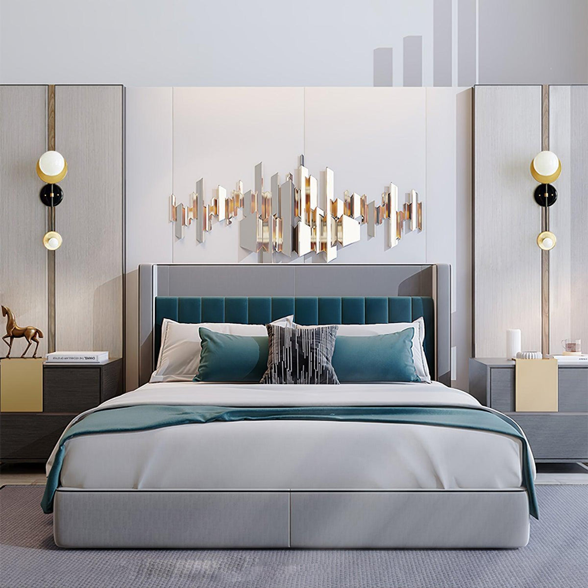 Balance Scale Wall Light 7.1"