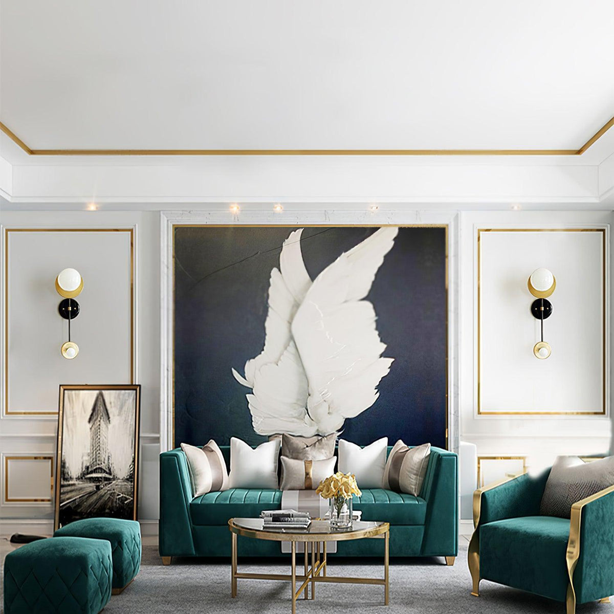 Balance Scale Wall Light 7.1"