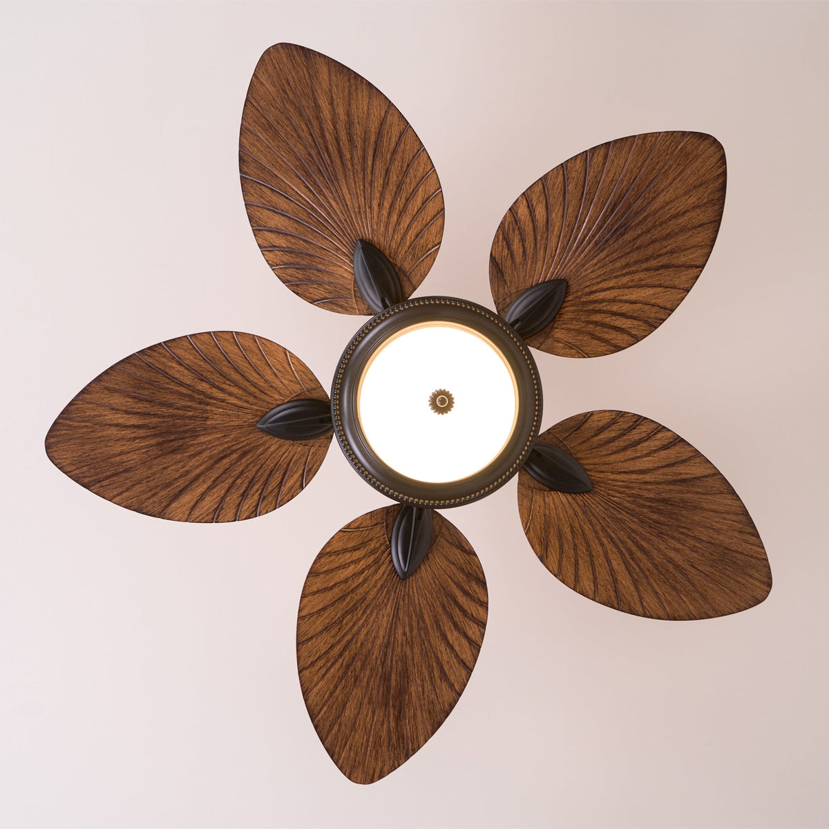 Banana Leaves Ceiling Fan Light