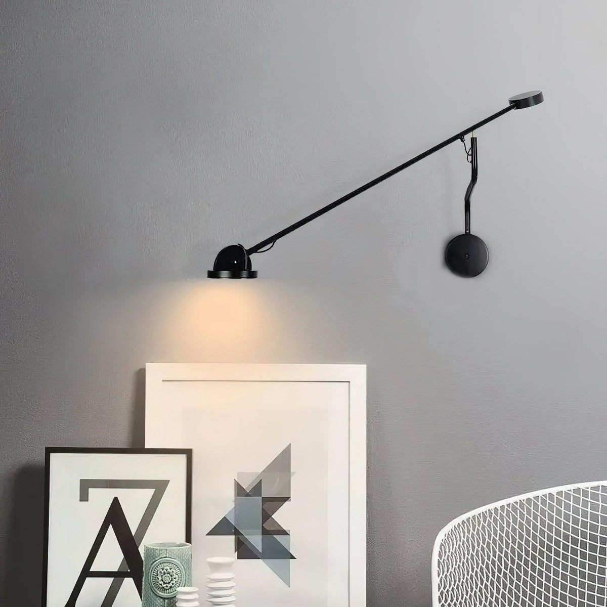 Base Wave Wall Lamp 47.2"