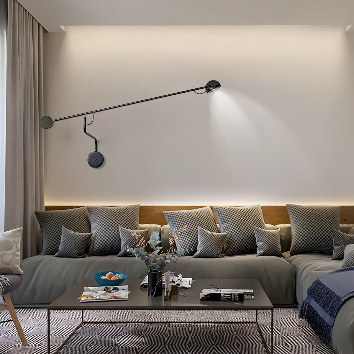 Base Wave Wall Lamp 47.2"