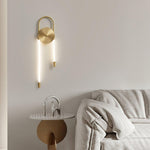 Bead Cascade Loop Wall Lamp