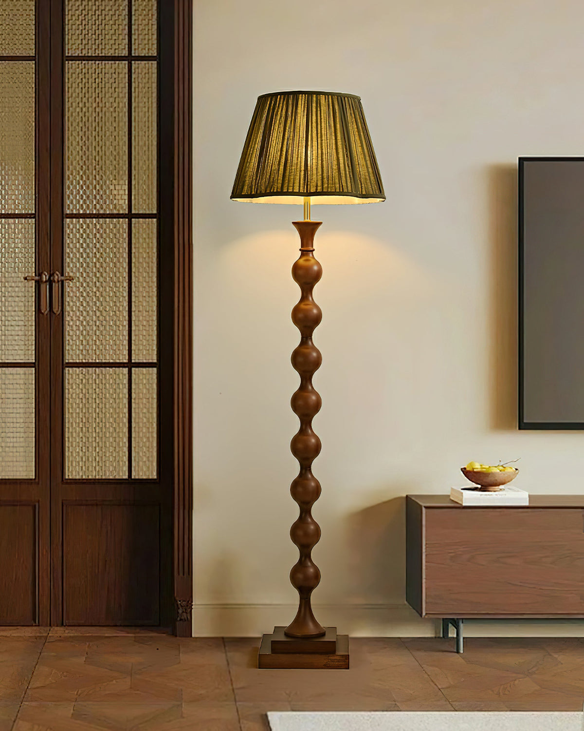 Bead Column Floor Lamp 18.1"