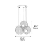 Bee Plate Chandelier 27.6"