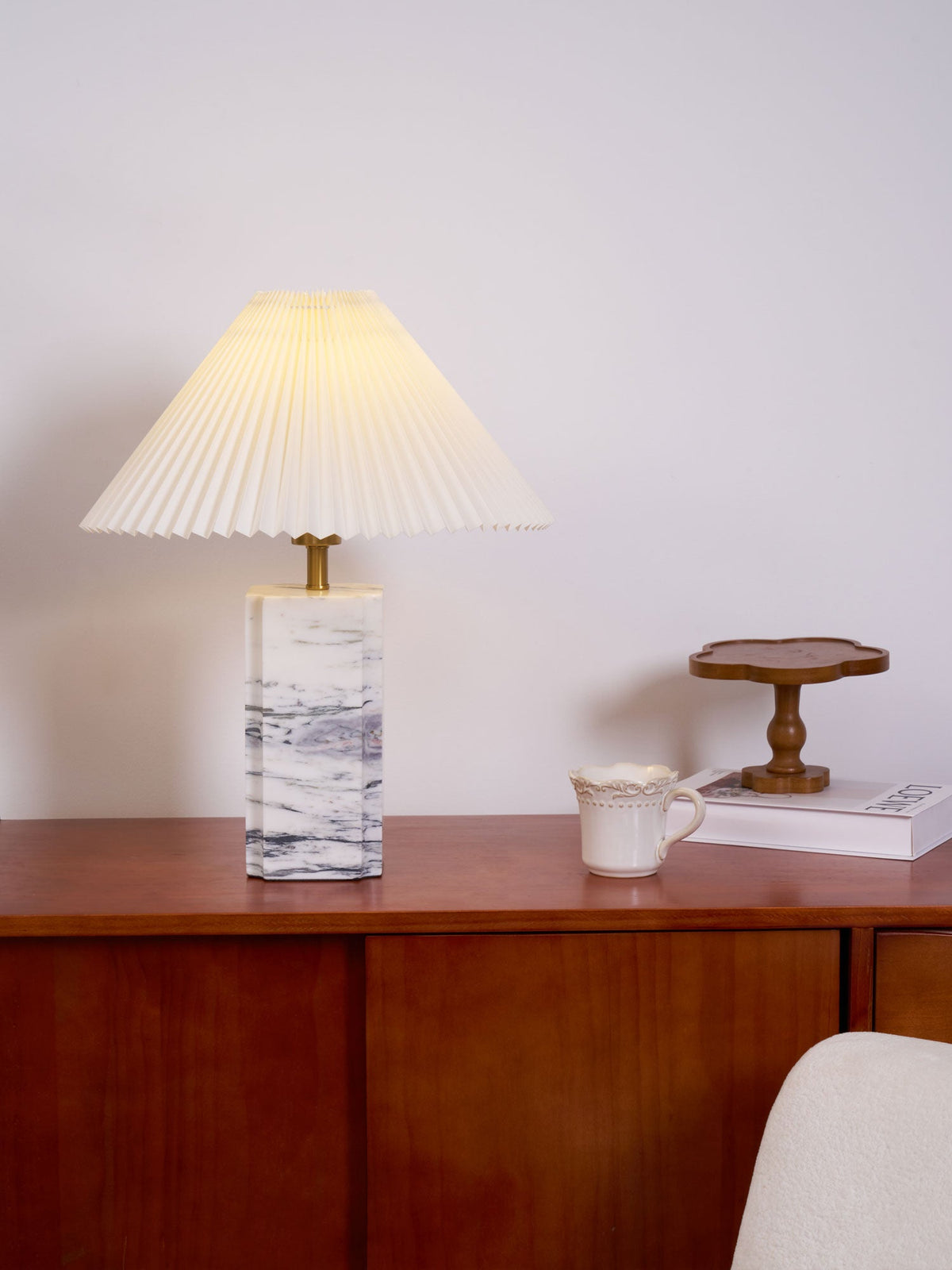 Bianca Marble Table Lamp