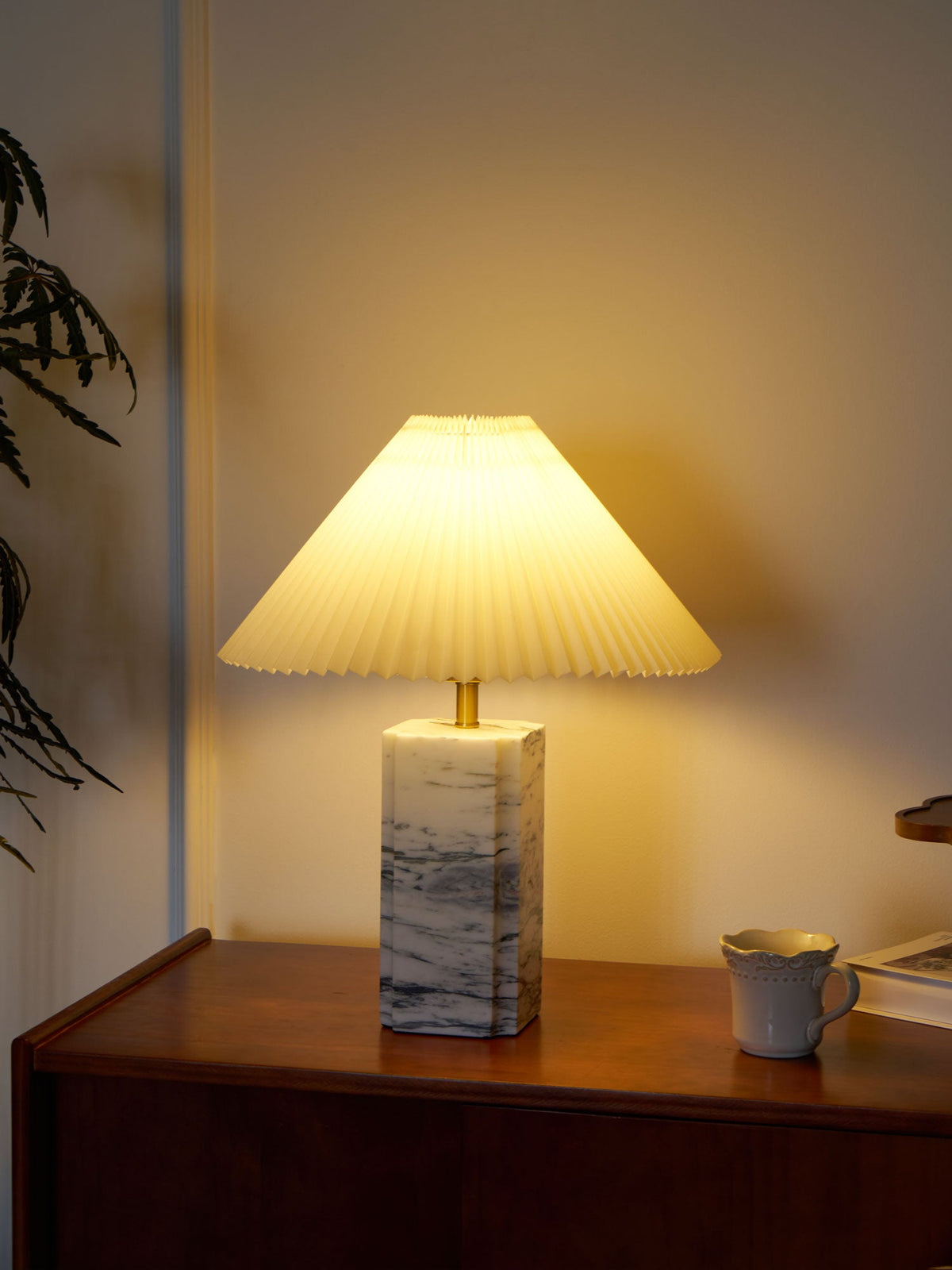 Bianca Marble Table Lamp