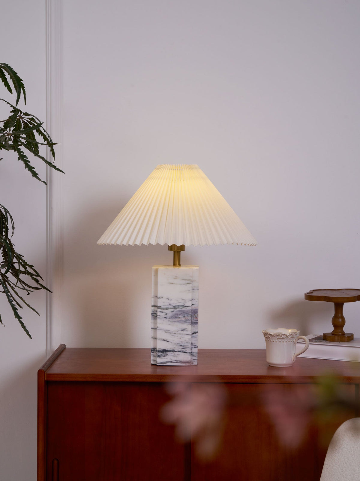 Bianca Marble Table Lamp