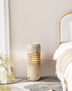 Big Stone Bucket Floor Lamp 6.9"