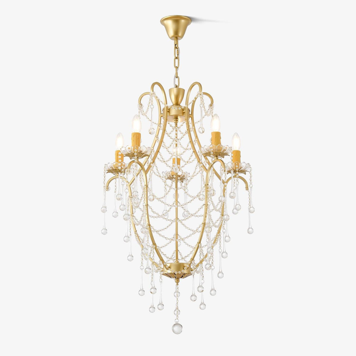 Crystal Birdcage Chandelier