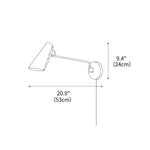 Birdy Plug-in Wall Lamp 20.9"