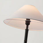 Black Bamboo Floor Lamp 11.8"